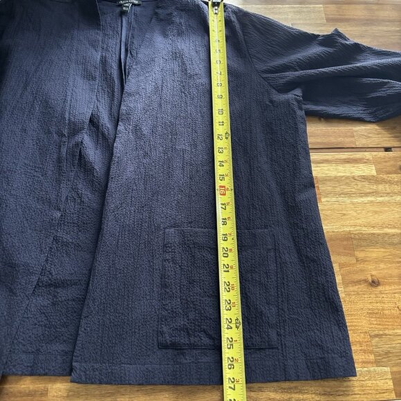 Eileen Fisher Organic Cotton Pucker Lantern Pant & Jacket Size 1X Set Minimalist - Picture 2 of 16